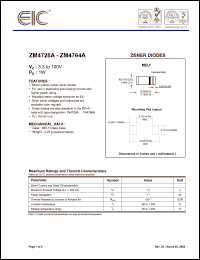 Click here to download ZM4762A Datasheet