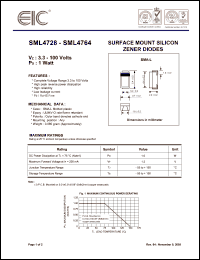 Click here to download SML4756 Datasheet