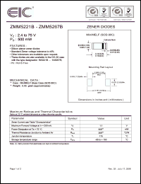 Click here to download ZMM5239B Datasheet