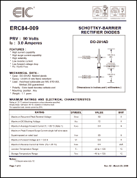 Click here to download ERC84-009 Datasheet