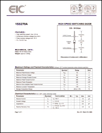 Click here to download 1SS270A Datasheet
