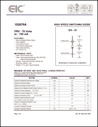 Click here to download 1S2076A Datasheet