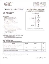 Click here to download 1N6279CAL Datasheet