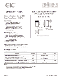 Click here to download 1SMC150A Datasheet
