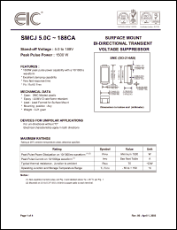 Click here to download SMCJ188CA Datasheet
