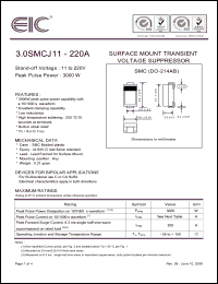 Click here to download 3.0SMCJ150 Datasheet