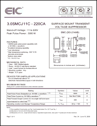 Click here to download 3.0SMCJ150C Datasheet