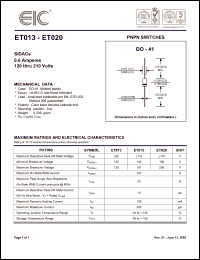 Click here to download ET013 Datasheet