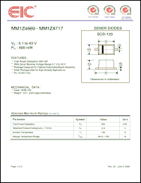 Click here to download MM1Z4689 Datasheet