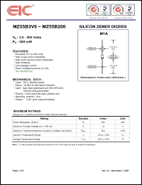 Click here to download MZ55C190 Datasheet