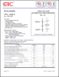 Click here to download BYX134GPL Datasheet