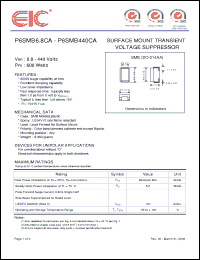 Click here to download P6SMB350CA Datasheet