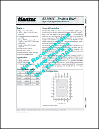 Click here to download EL1503CL-T7 Datasheet
