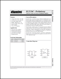 Click here to download EL2126CW Datasheet