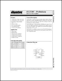 Click here to download EL2228CY-T7 Datasheet