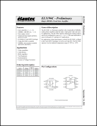 Click here to download EL5196CW-T13 Datasheet