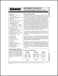 Click here to download EL2150CW Datasheet