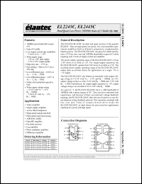 Click here to download EL2245CS Datasheet