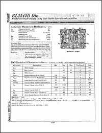 Click here to download EL2242D Datasheet