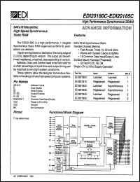 Click here to download EDI20185C20AC Datasheet