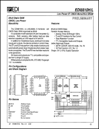 Click here to download EDI8810H70DB Datasheet