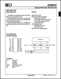 Click here to download EDI8834CA25RC Datasheet