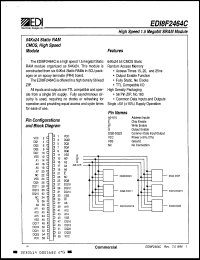 Click here to download EDI8F2464C25MZC Datasheet