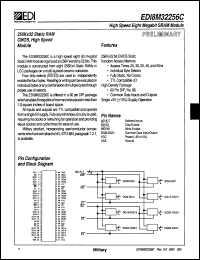 Click here to download EDI8M32256C35C6B Datasheet