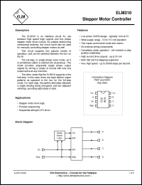 Click here to download ELM310SM Datasheet