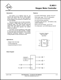 Click here to download ELM311SM Datasheet
