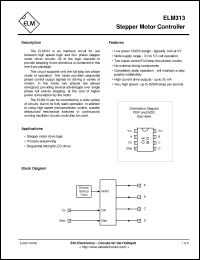 Click here to download ELM313SM Datasheet