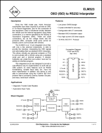 Click here to download ELM323 Datasheet