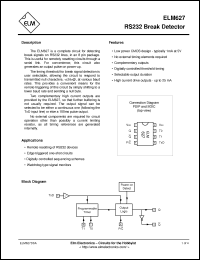 Click here to download ELM627 Datasheet