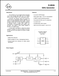 Click here to download ELM446SM Datasheet
