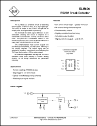 Click here to download ELM626 Datasheet