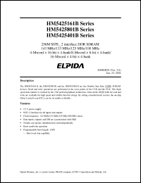 Click here to download HB5425401BTT-75A Datasheet