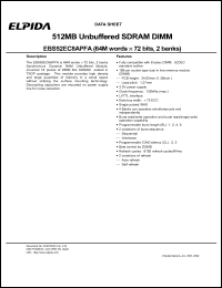 Click here to download EBS52EC8 Datasheet