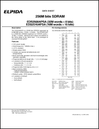 Click here to download EDS2508APSA-7A Datasheet