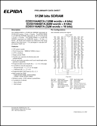 Click here to download EDS5104ABTA-6A Datasheet