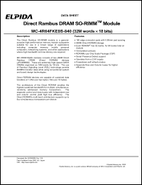 Click here to download MC-4R64FKE8S-840 Datasheet