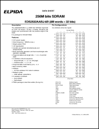 Click here to download EDS2532AABJ-6 Datasheet