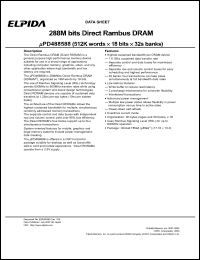 Click here to download PD488588 Datasheet