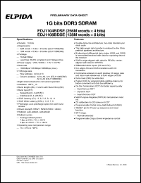 Click here to download EDJ1108BDSE Datasheet