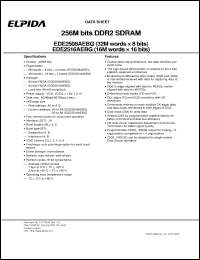 Click here to download EDE2508AEBG-6E-E Datasheet