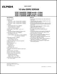 Click here to download EDE1108ABSE-6E-E Datasheet