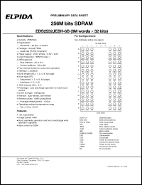 Click here to download EDS2532JEBH-6B Datasheet