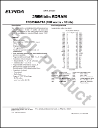 Click here to download EDS2516APTA-60L-E Datasheet