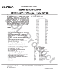 Click here to download EDD2516AKTA-5C Datasheet