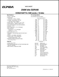 Click here to download EDS2516AFTA-75-E Datasheet