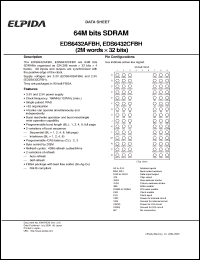 Click here to download EDS6432AFBH Datasheet